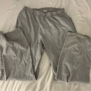 BRANDY MELVILLE GREY ANASTASIA SWEATPANTS